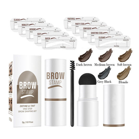 ⏳Begrenzte Zeit 50% Rabatt💥Perfekte Augenbrauen Schablone & Stempel Kit