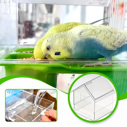 🎁HEISSER VERKAUF-50 % RABATT🦜Ausziehbarer externer Papageienfutterspender