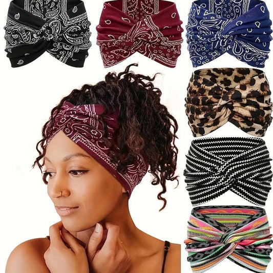 ⏳Begrenzte Zeit 50% Rabatt💥Elastisches breites Stirnband für Damen