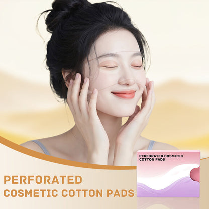 Dehnbare, perforierte Kosmetik-Wattepads zur Feuchtigkeitspflege des Gesichts