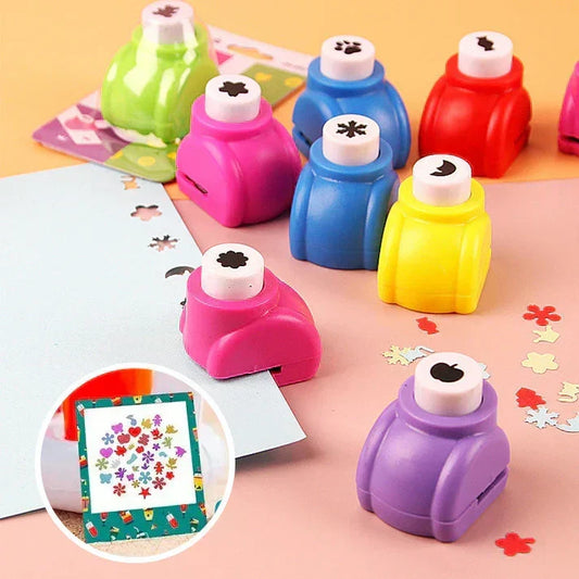 🎨 50% RABATT! ✂️ Kreatives Bastelset mit Locher für Kinder – Sicher, Pädagogisch & Stundenlanger Kreativspaß 🧒