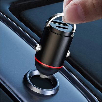 🚗 BLACK FRIDAY MEGA ANGEBOT - 50% RABATT! ✨ Kompaktes 2-Anschluss Auto-Schnellladegerät - 24W USB-C & USB-A mit Überhitzungsschutz für Effizientes Laden Unterwegs 🔌📱