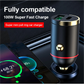 🚗 BLACK FRIDAY MEGA ANGEBOT - 50% RABATT! ✨ Kompaktes 2-Anschluss Auto-Schnellladegerät - 24W USB-C & USB-A mit Überhitzungsschutz für Effizientes Laden Unterwegs 🔌📱