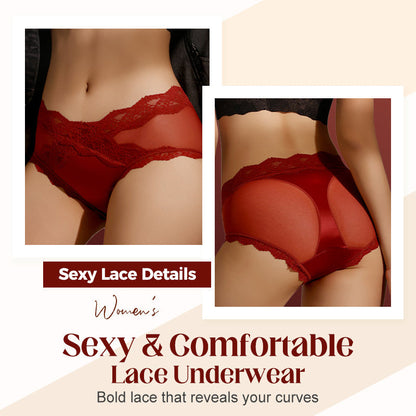 Damen sexy und bequeme Unterhosen mit Spitze