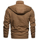 [Das perfekte Geschenk] Herren-Winterjacke aus Baumwolle mit Kordelzug im Military-Stil – Komfort und Stil vereint