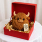 🔥Weihnachtsangebot: 50 % Rabatt!!🔥 Plüschtier „Motivational Support Highland Cow“ 🎉