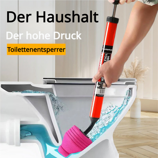 💎 Haushalts-Hochdruck-Toiletten-Rohrreiniger – Sofortige Verstopfungsbeseitigung, ohne Chemikalien, ohne Schmutz!