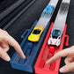 Doppel-Rennstrecke-Spielzeug-Set mit Startrampe für Kinder