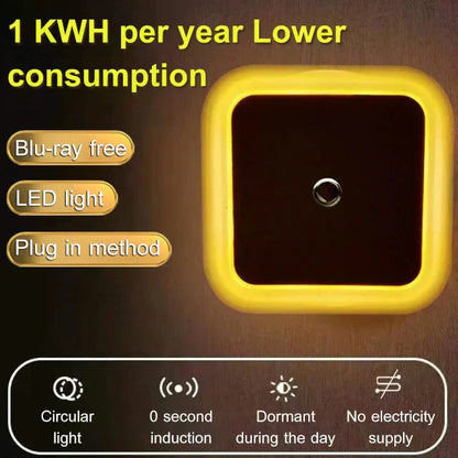 💘 Valentinstagsangebot: 50% Rabatt!✨ LED-Smart-Nachtlicht mit Lichtsensor – Automatisch & energiesparend | Sanftes, augenfreundliches Licht!