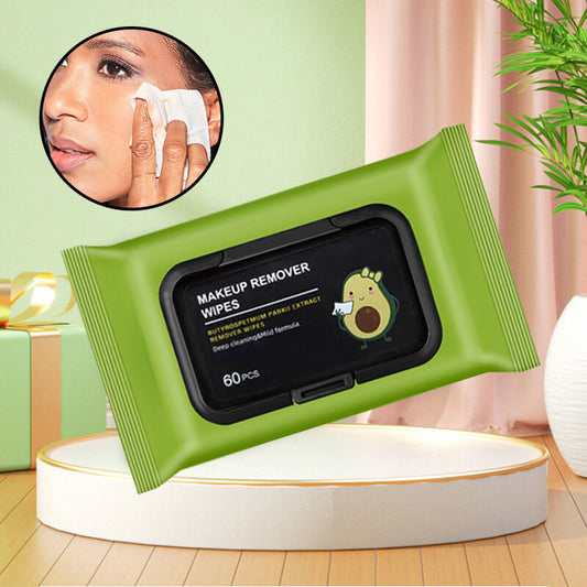 Make-up-Entferner-Tücher mit Avocadoöl