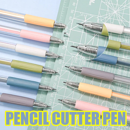 Cartoon-Muster Schüler Universalmesser Stift
