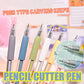 Cartoon-Muster Schüler Universalmesser Stift