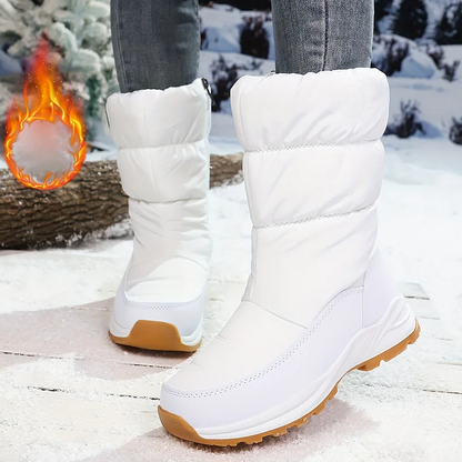 Ultrawarme Damen-Schneestiefel mit Kunstfellfutter