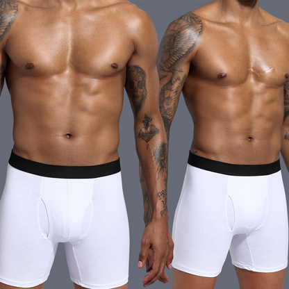 📢📢 50 % Rabatt!! 💥 3 kaufen, 2 gratis | Herren atmungsaktive lange Boxer-Slips – Komfort, der den ganzen Tag hält! 🩲✨