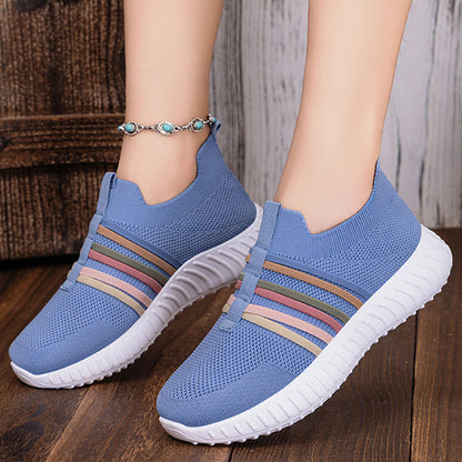 Atmungsaktive Damen-Sneaker aus Mesh zum Hineinschlüpfen