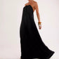 Elegantes rückenfreies Maxikleid mit Neckholder für Damen