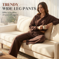 Damen-Set aus kurzem Hoodie und weit geschnittener Hose