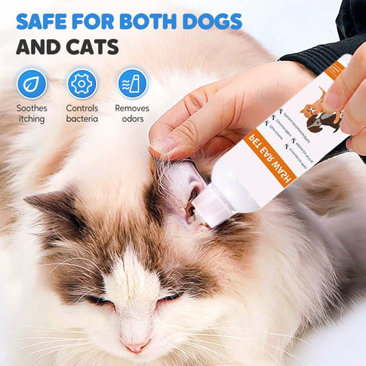 🐾 Ohrenreiniger für Hunde & Katzen – Sanft, effektiv & einfach anzuwenden!