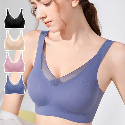 Nahtloser, 3D-Stretch-BH ohne Bügel mit Silikonpolstern