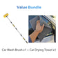 🚗 Ausziehbare Autowaschbürste – 60" langer Stiel, 360° Reinigung! ✨ Höher reichen, smarter schrubben – schonend zum Lack, hart gegen Schmutz! 🧼💦