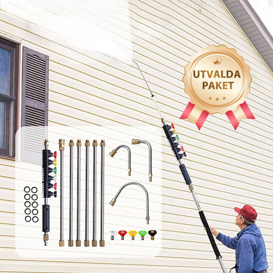 🧹 50 % RABATT! 🏡 4000 PSI Teleskop-Hochdruckreiniger – 3-in-1-Reinigung für das ganze Haus, erreicht hohe Flächen ohne Leiter ✨