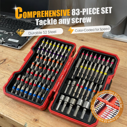 ✨50 % Rabatt🔥83-teiliges Schraubendreher-Bit-Set🪛