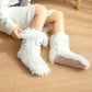 💗LETZTER TAG DES SALE – 50 % RABATT⚡ÜBER 50.000 VERKAUFT💕Plüsch-Hausschuhe für Damen, Socken, Bodensocken, Winter, für zu Hause, dick,  rutschfest, Plüsch-Schneesocken für Erwachsene, Schuhüberzüge