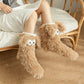 💗LETZTER TAG DES SALE – 50 % RABATT⚡ÜBER 50.000 VERKAUFT💕Plüsch-Hausschuhe für Damen, Socken, Bodensocken, Winter, für zu Hause, dick,  rutschfest, Plüsch-Schneesocken für Erwachsene, Schuhüberzüge