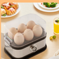 🍳50 % RABATT💨 Multifunktionaler Eierkocher mit transparentem Deckel – zum Kochen, Pochieren oder für Omeletts✨