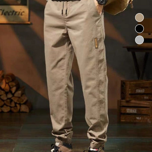 Stilvolle Freizeithose mit Kordelzugbund und Taschen
