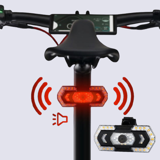 Drahtlos gesteuertes Rücklicht mit Blinker für Fahrrad