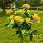 Solar Blumenleuchte Rhododendron - LED Bodeneinstecker für Garten & Terrasse