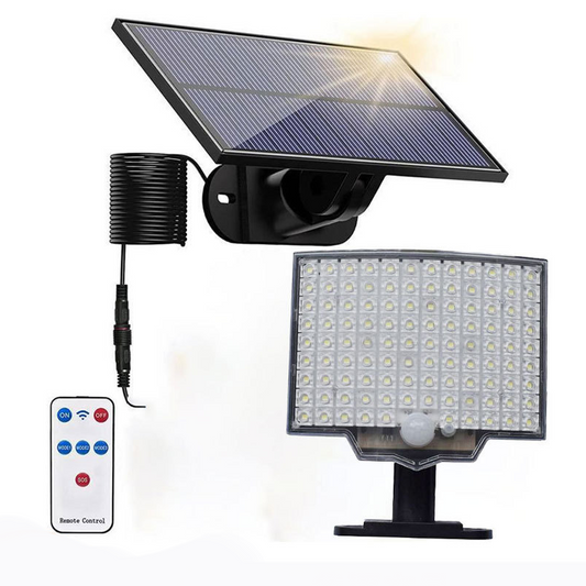 💐 50% RABATT! 🔦 Solar Bewegungsmelder Außenleuchte – 106 LEDs, automatische Nachtaktivierung & wetterfest – Sicherheit & Helligkeit für Hof & Garten 🌙