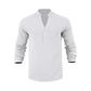 🔥Solange der Vorrat reicht 50 % Rabatt!🎉Lässiges Henley-T-Shirt für Herren
