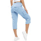 👖 LIMITED-TIME 50% RABATT! ✨ Leichte Cargo-Caprihosen für Damen – 6 Taschen, Verstellbar, Atmungsaktiv 🌿