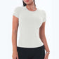 Damen-Slim-Fit-Schnelltrocknungs-T-Shirt