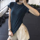 Damen-Slim-Fit-Schnelltrocknungs-T-Shirt