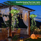 ☀️ KAUFE 3, ERHALTE 1 GRATIS! 🌿 Solar-Efeu-Lichterkette – Wasserdicht, 8 Modi & flexibel – Perfekt für Garten, Balkon & Wanddekoration 💡