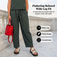 Sommerliches Outfit mit Tanktop und Hose im Vichy-Karo-Muster