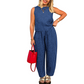 Sommerliches Outfit mit Tanktop und Hose im Vichy-Karo-Muster