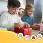 🧩 Montessori-Aktivitätsbrett aus Holz mit LED-Beleuchtung | Sensorisches Reisespielzeug für Kleinkinder