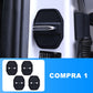 🚗 Car Door Lock Protector – Noise Reduction & Weather Protection