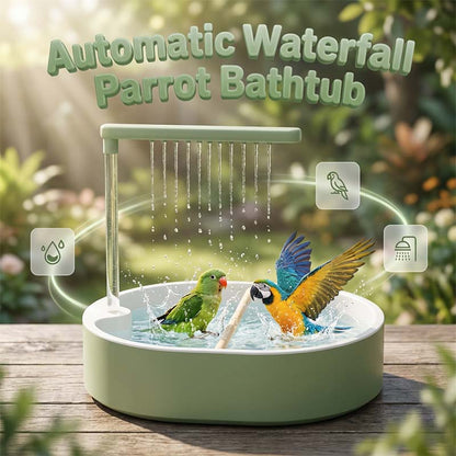 🐦 Nur für kurze Zeit: 52 % Rabatt! 🚿 Elektrisches Vogelbad mit Regendusche und Sitzstange – Sichere, leise Pumpe für glückliche Vögel 🛀