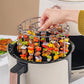🥩Vertikaler Kebab-Grill für die Heißluftfritteuse + kostenlose hitzebeständige Handschuhe 🍤Kostenlose Handschuhe zum Schutz vor Verb