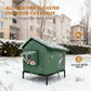 🐱🔥 Wasserdichtes Klappbares Katzenhaus – Erhöht, winddicht & wetterfest ✨🏠 50% RABATT! Ideal für Garten, Balkon & Streuner – wetterfest, isolierend & platzsparend.