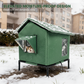 🏠 Nur für kurze Zeit: 50 % Rabatt + versandkostenfrei! 🐈 Erhöhtes Outdoor-Katzenhaus für jedes Wetter – wasserdicht, isoliert, faltbar 🌧️