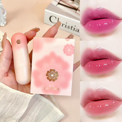 Transparenter Jelly-Lippenstift mit echter Blume und farbwechselnder Wirkung