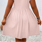 👗 50% RABATT! ⏰ Damenkleid mit V-Ausschnitt & Rüschenbesatz – inklusive kostenloser Halskette – Romantischer Look, leichter Stoff & perfekt für Frühling, Sommer oder besondere Anlässe 🌸