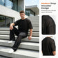 🎁Neuheiten 2026 – 50 % reduziert!💥 Herren-T-Shirt & weite Hose, 2-teiliges Set