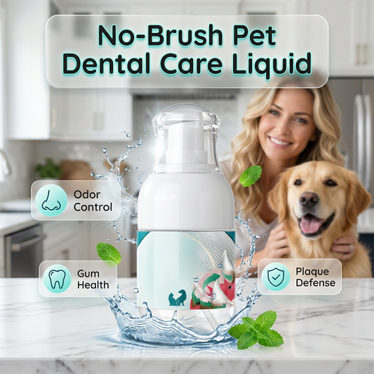 🐾💧 Flüssige Zahnpflege für Hunde & Katzen – Einfach ins Trinkwasser geben, ganz ohne Zähneputzen | Premium Qualität